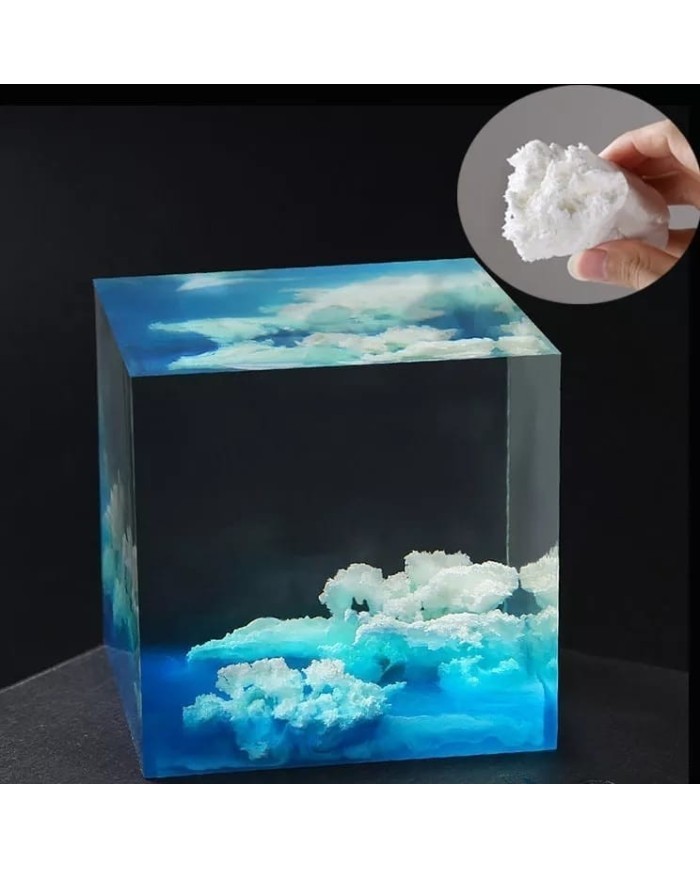 Küp Reçine Epoksi  Silikon Kalıp - Büyük - 6,5'a 6,5cm- Kod:239