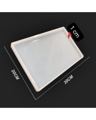 Tepsi Silikon Epoksi ve Beton Kalıbı - Dikdörtgen -Kod:200