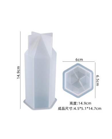 Kristal Kule Epoksi Reçine ve Mum Silikon Kalıp -Kod:1009