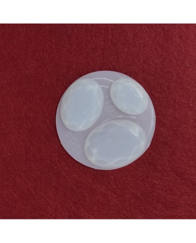 Oval Damla  Reçine Epoksi Takı ve Sabun Kalıbı - Kod:04