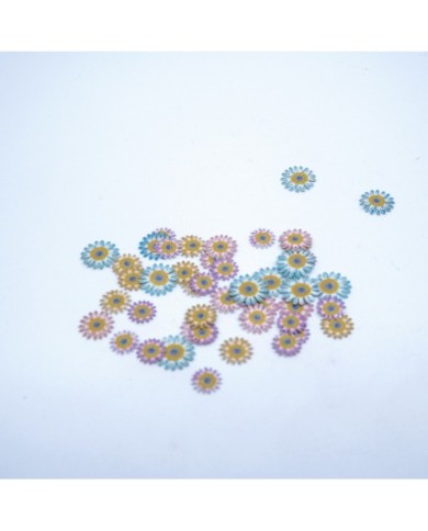 Mini 5D Çiçek Ebruli Renk
