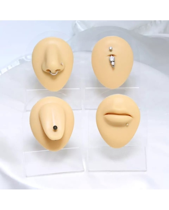 Silikon Dil 10 Adet - Takı ve Bijuteri Mankeni Renk Seçenekli