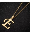 5 adet - MİNİ HARFLER - METAL KAPLAMA KULPLU GOLD - E