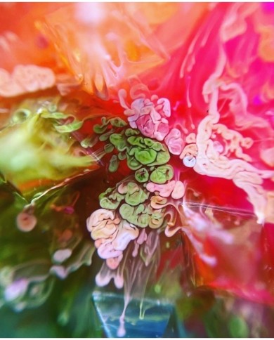 Alkol Bazlı Epoksi Mürekkep Boya 15 cc - Turuncu Ebru Pigment