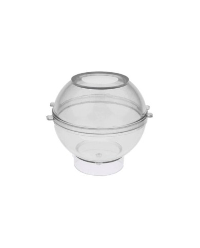 MİKA MUM KALIBI GÜLLE - 4.7 CM