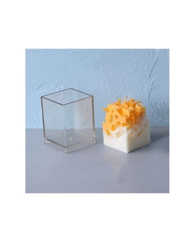 Ufak Mika Mum Kalıbı  5,7 x 5 cm  Kare -123