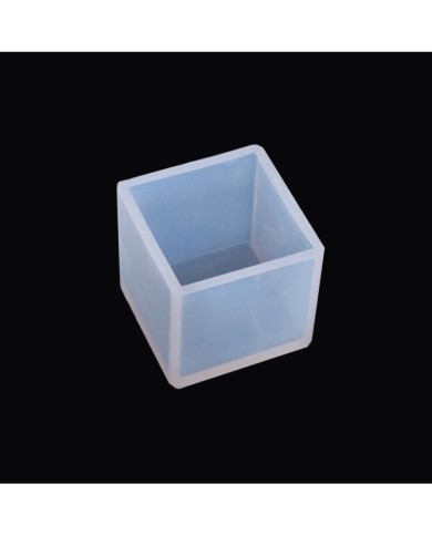 Küp Reçine Epoksi Mum Kalıbı - 4cm -Kod:59