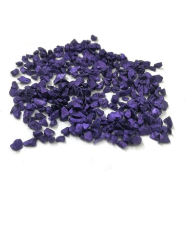 Büyük Cam Kırığı - Koyu Mor - 100  gr