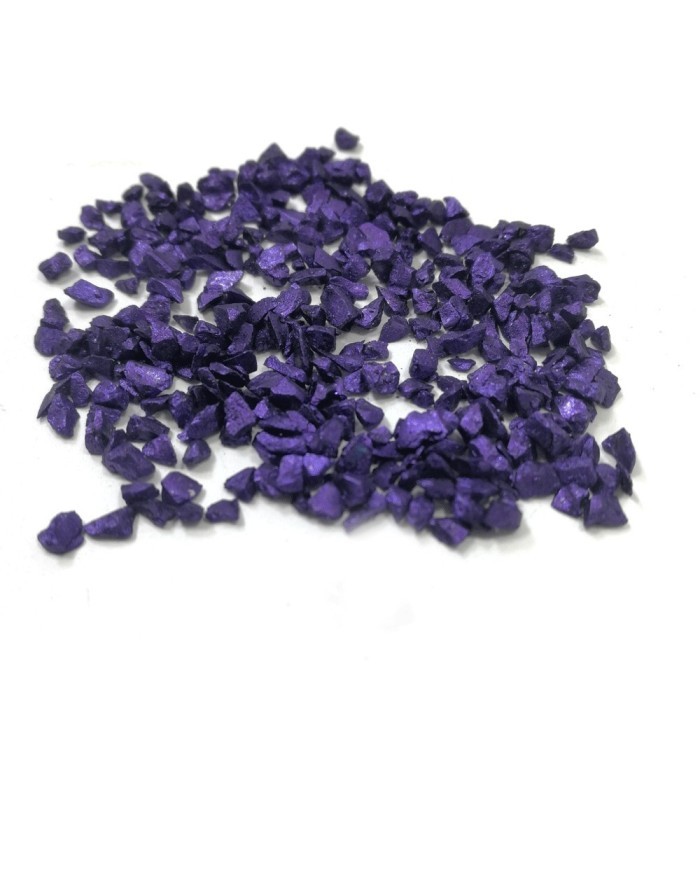 Büyük Cam Kırığı - Koyu Mor - 100  gr