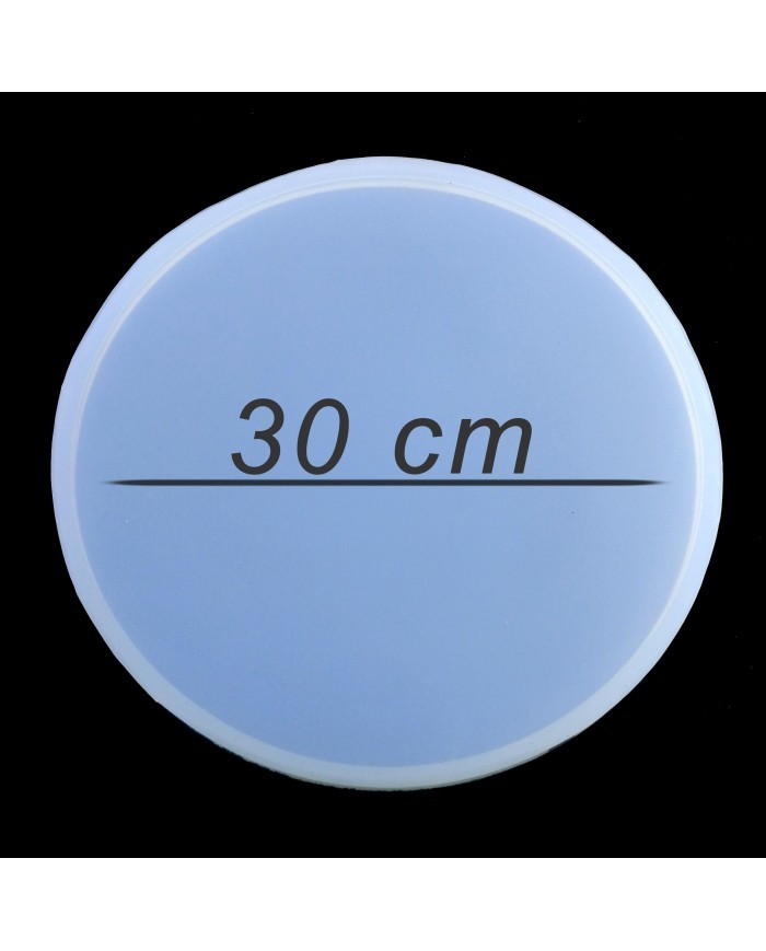 5 Adet - Reçine Epoksi Yuvarlak Tepsi Kalıp 30 cm - T15