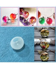 Yuvarlak Kolye Reçine Epoksi Kalıp - 2.5cm -Kod:99