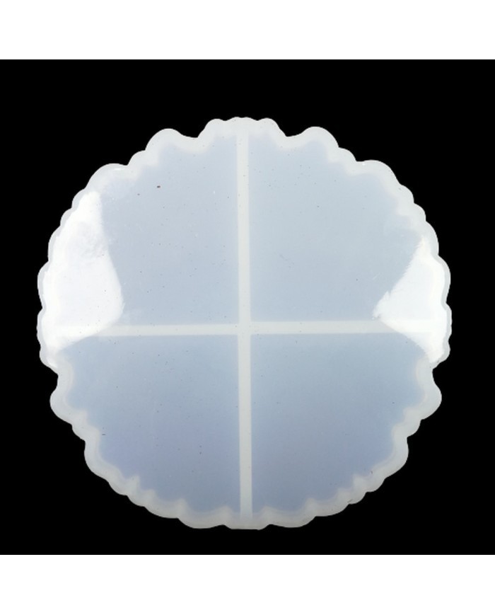 Reçine epoksi Kalıp Yerli Ürün  10*10 CM 4'lü Bardak Altı - ÇB7