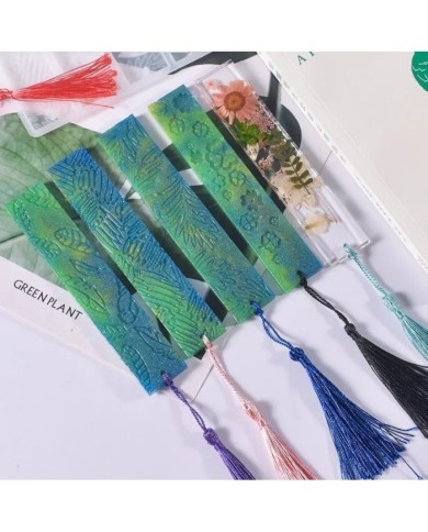 5'Lİ DESENLİ KİTAP AYRACI - EPOKSİ REÇİNE KALIP-Kod:1038