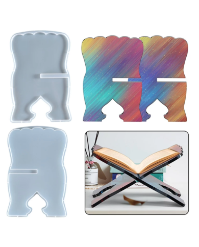 Rahle Düz Model Bir Adet Epoksi Reçine Silikon Kalıp -Kod:942