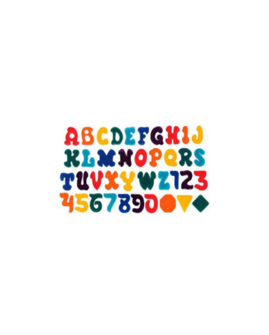 harf  silikon kalıp - 255x150 mm-Kod:382