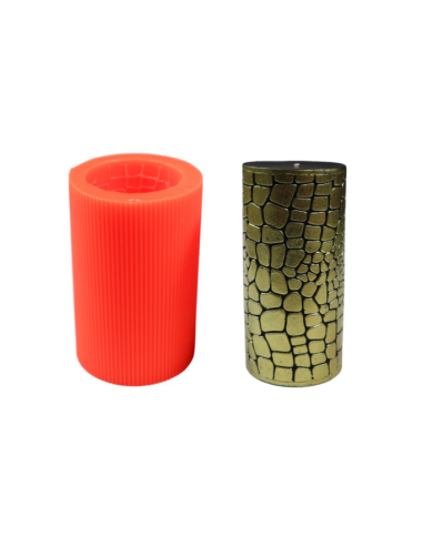 Çatlama  Desenli  Silikon Mum Kalıbı M-115