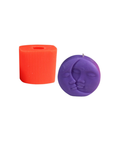 Ay ve Güneş Silikon Mum Kalıbı M-217