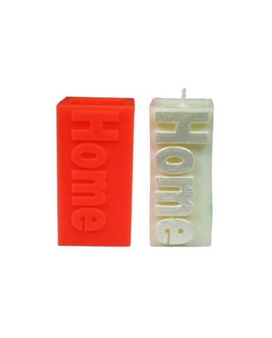 Home Yazılı Silikon Mum Kalıbı -105