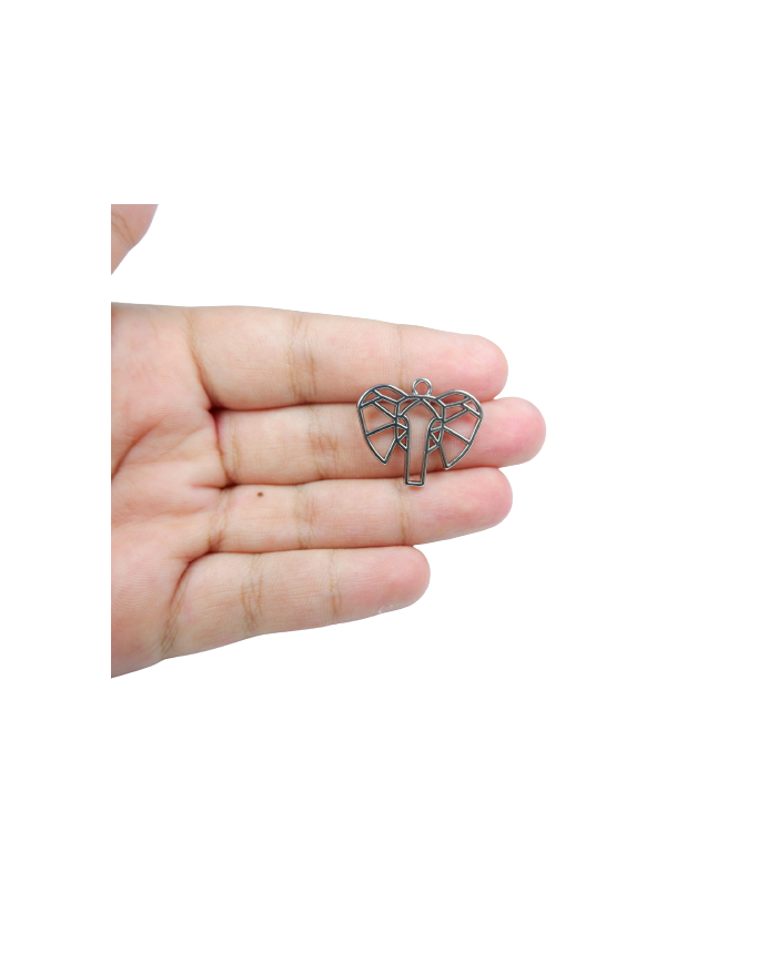 Melek  Model Metal kolye Ucu - gümüş