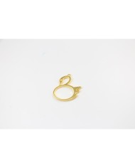 Pirinç Kuğu Kolye Ucu - Bijuteri Takı