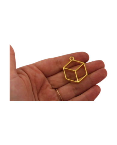 Pirinç Küp Kolye Ucu - Bijuteri Takı