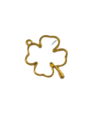 Pirinç Dört Yapraklı Yonca Kolye Ucu - Bijuteri Takı