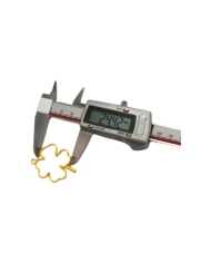 Pirinç Dört Yapraklı Yonca Kolye Ucu - Bijuteri Takı