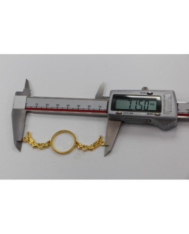 Pirinç Kanat Desenli Kolye Ucu - Bijuteri Takı