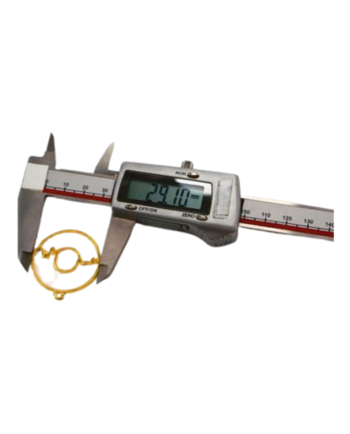 Pirinç Halka Kolye Ucu - Bijuteri Takı