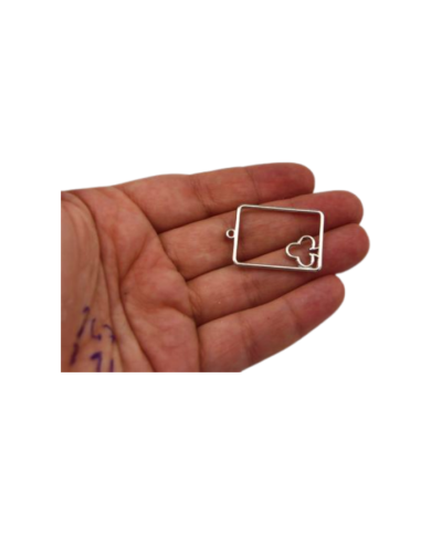 Pirinç Maça Kolye Ucu - Bijuteri Takı