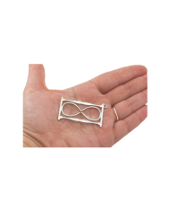 Pirinç Kum Saati Kolye Ucu - Bijuteri Takı