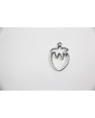 Pirinç Çilek Kolye Ucu - Bijuteri Takı