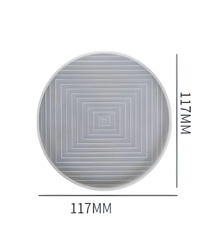 DESENLİ BARDAK ALTI SİLİKON EPOKSİ KALIP -117 x 117-Kod:393