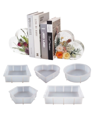 Dekoratif Silikon Kalıp Epoksi Döküm Kalıbı-Yuvarlak -Kod:1045