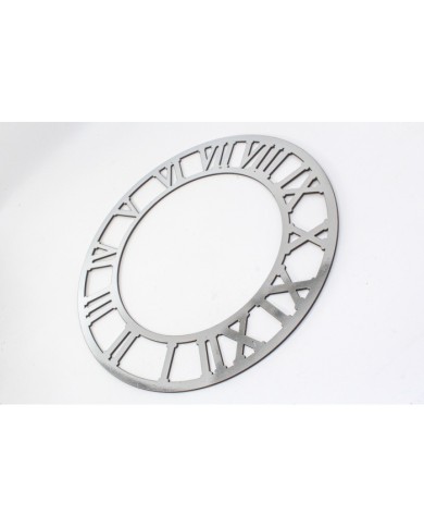 35 Cm  Roma Rakam Gümüş Pleksi Saat