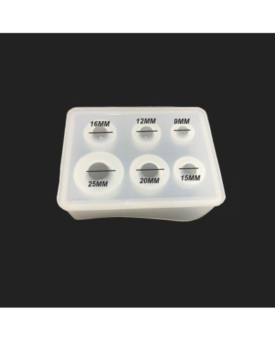 Küçük Damla Model Reçine Epoksi Kalıp - Çoklu  Slikon Kalıp -Kod:242