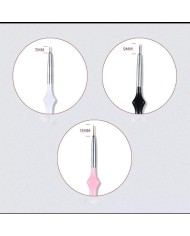 Epoksi Tırnak Boya Fırçası üçgen desenli üçlü set