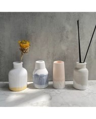 Uzun Silindir Saksı Silikon Beton Kalıbı - Kod: 1221B