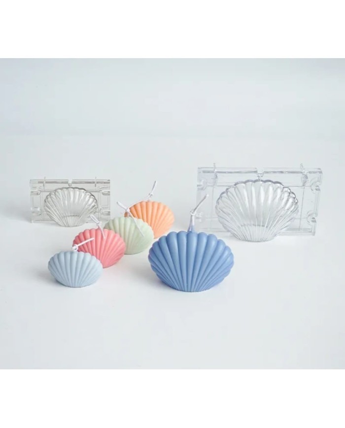 İstiridye Mika Mum Kalıbı Küçük - Mika Model: