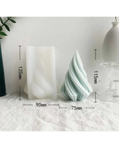 Sarmal Silikon Mum Kalıbı Kod: 1049B