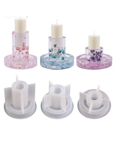 Küçük Mum Altlığı - Hobi Silikon Kalıbı - Kod:413