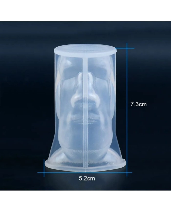 Maoi Heykel Mum- Hobi Silikon Kalıbı - Kod:1093