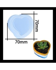 Kalp Epoksi ve Beton Silikon Kalıbı- Kod:403