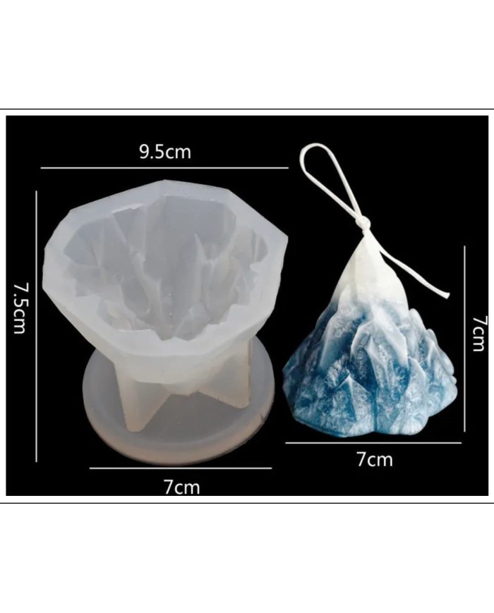 Kalp Epoksi ve Beton Silikon Kalıbı- Kod:403