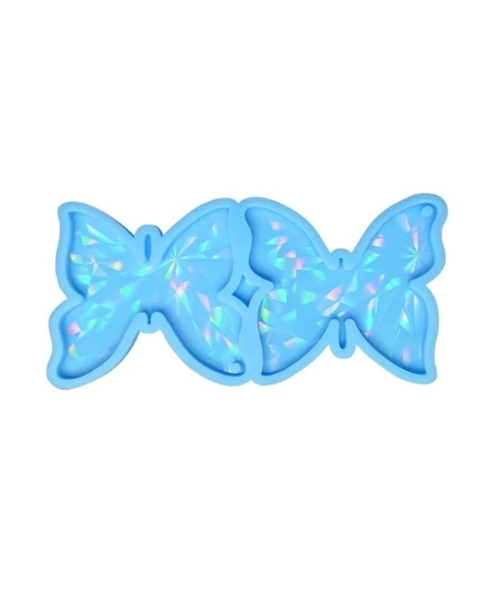 Silikon Hologramlı Kelebek - Hobi Silikon Kalıbı - Kod:441