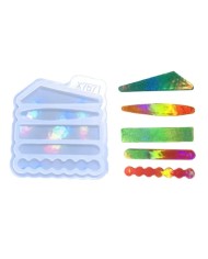 Silikon Hologramlı Toka Kalıbı - Hobi Silikon Kalıbı - Kod:448