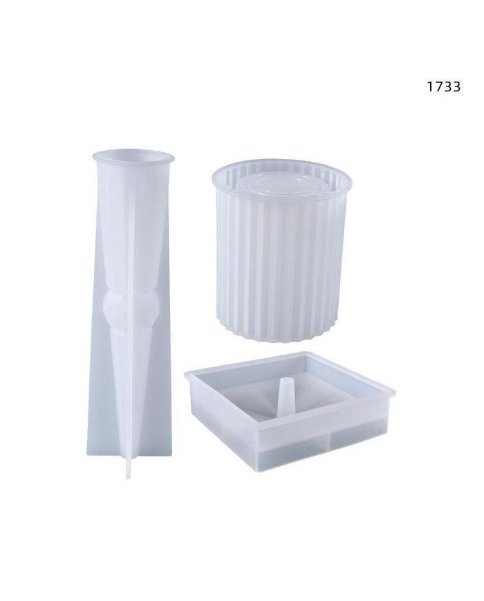 Silikon Model1 Abajur Kalıbı - Hobi Silikon Kalıbı -Kod:484