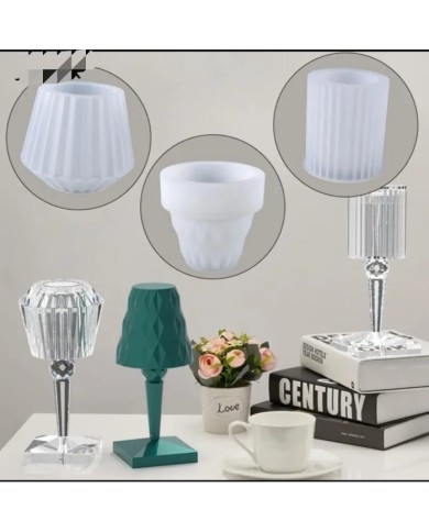 Silikon Model2 Abajur Kalıbı - Hobi Silikon Kalıbı -Kod:482