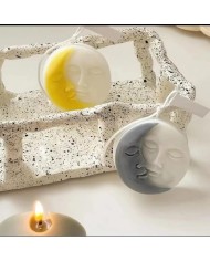 Ay Sevdası Mum Kalıbı - Hobi Silikon Kalıbı -Kod:532