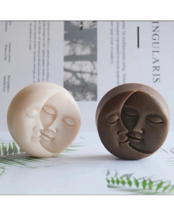 Ay Sevdası Mum Kalıbı - Hobi Silikon Kalıbı -Kod:532